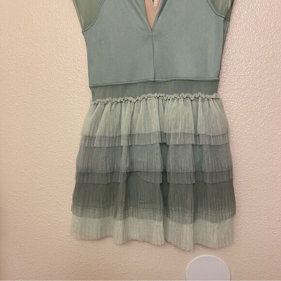 Weissman dance costume sage green modest Just As I Am
13835 tulle skirt XLC - Picture 9 of 13